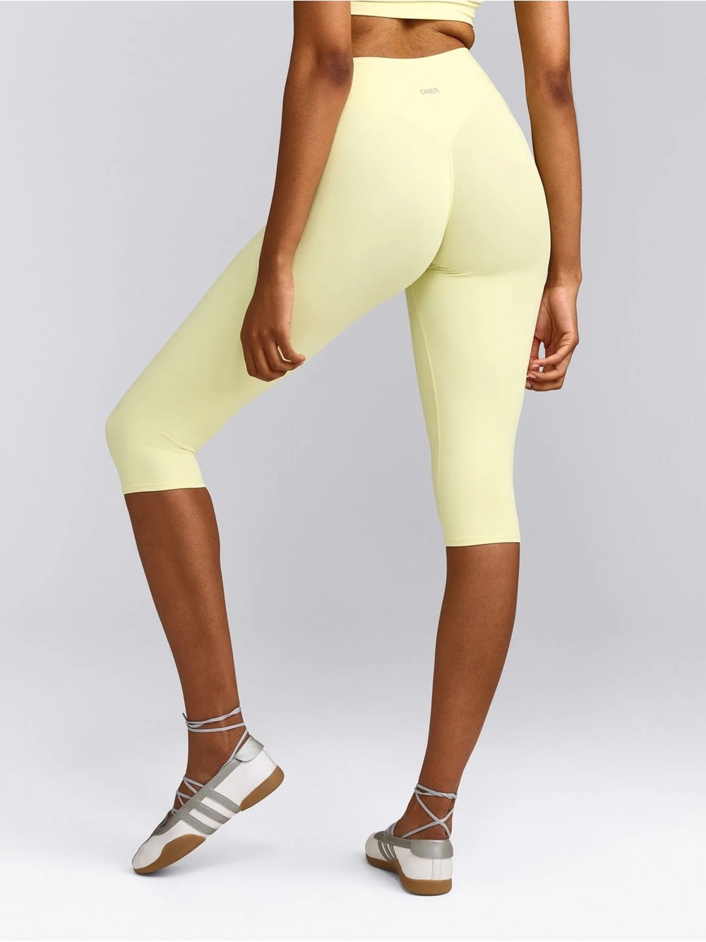 Oner active capris pastel yellow